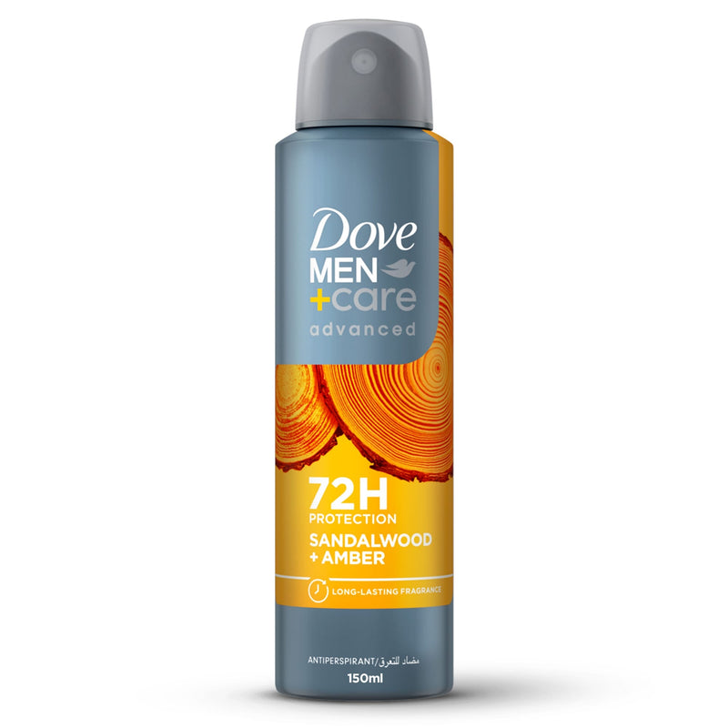 Dove Men Antiperspirant Deodorant Body Spray Sandalwood & Amber 150ml