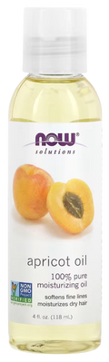 NOW Apricot Oil Natural Moisturizing Hair and Skin Oil