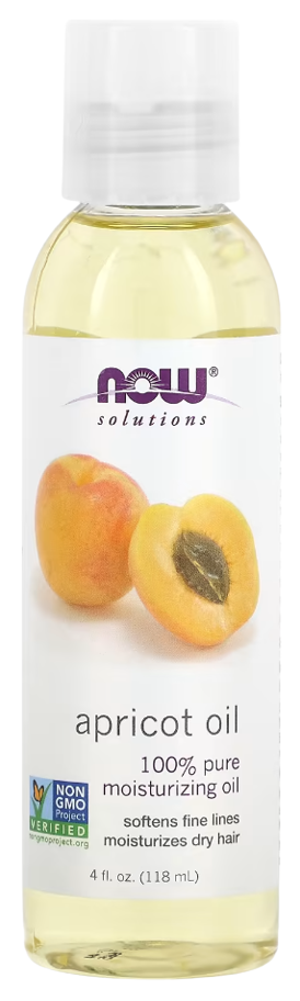 NOW Apricot Oil Natural Moisturizing Hair and Skin Oil
