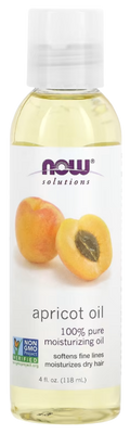 NOW Apricot Oil Natural Moisturizing Hair and Skin Oil