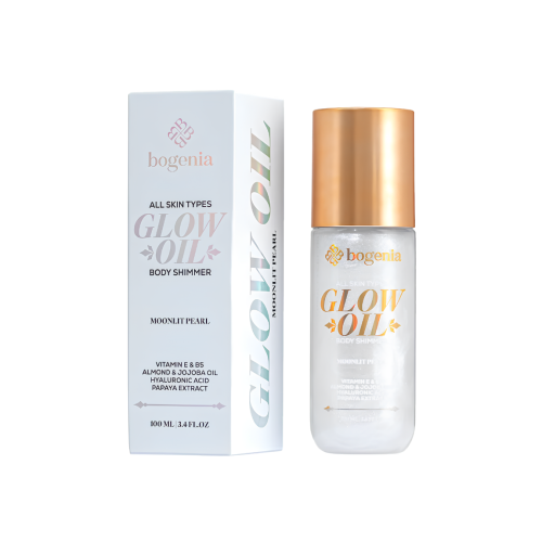 Bogenia Moonlit Pearl Body Oil Illuminator Pearly Sheen 100ml