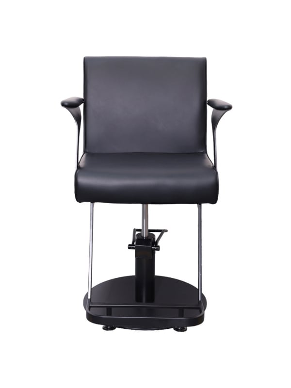 Salon System Professional Women's Styling Chair Model 2513 Hydraulic Black