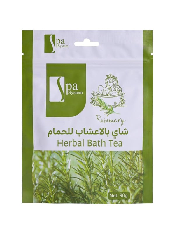 Spa System Rosemary Herbal Bath Tea with Sea Salt, 90 g