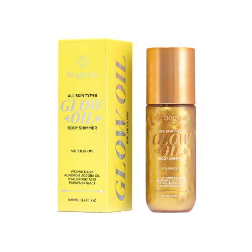 Bogenia Solar Glow Body Oil & Illuminator Radiant Finish 100ml