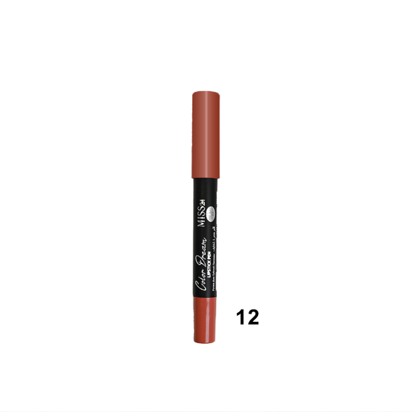 Miss 2M Color Dream Long Lasting Pen Lipstick Rich Color Shade 12