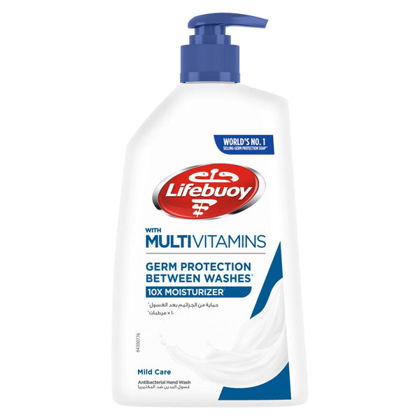 Lifebuoy Mild Care Liquid Hand Wash with Milk Cream and Moisturizers, 500ml