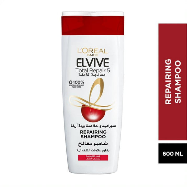 L'Oreal Paris Elvive Total Repair 5 Shampoo Protein Ceramide Complex 600 ml