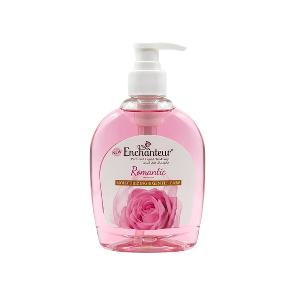 Enchanteur Romantic Liquid Hand Soap Floral Fragrance Bulgarian Rose White Jasmine 250ml