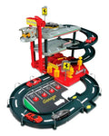 Bburago Ferrari Parking Garage Playset With 2 Cars, 1:43 Scale