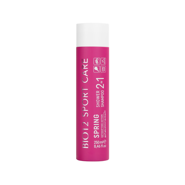BIO12 Spring Shower Shampoo Liquid Hair and Body Wash with Keratin 250ml