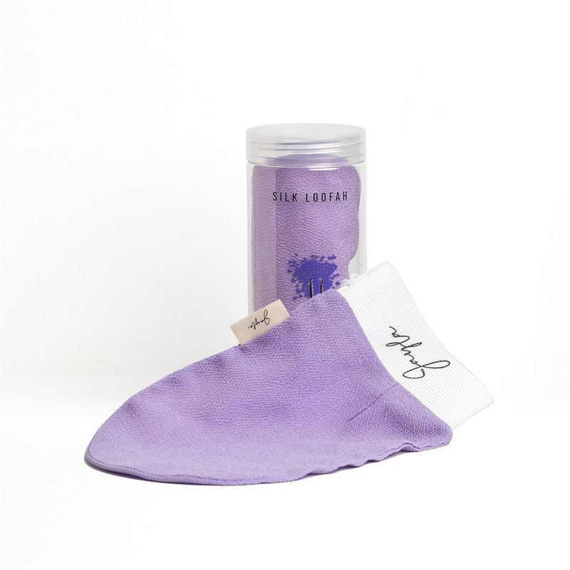 Jayla Silk Loofah Exfoliating Bath Accessory 100% Silk