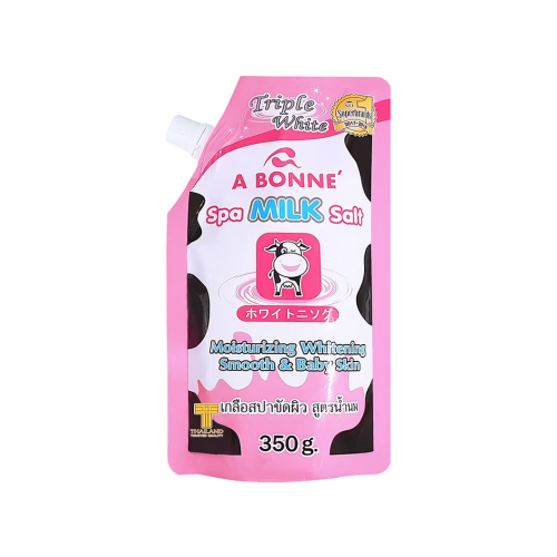 A Bonne Ebony Milk Salt Spa Skin Brightening Body Scrub 350g