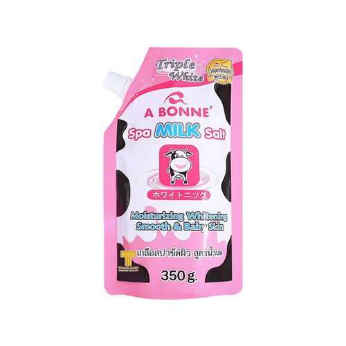 A Bonne Ebony Milk Salt Spa Skin Brightening Body Scrub 350g