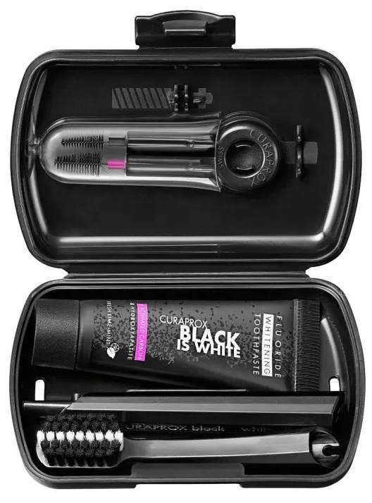Curaprox Black Is White Travel Set