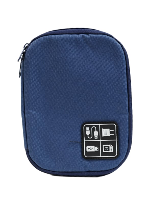 Yemo Travel Electronic Accessories Organizer Bag, Zippered Cable Storage Case