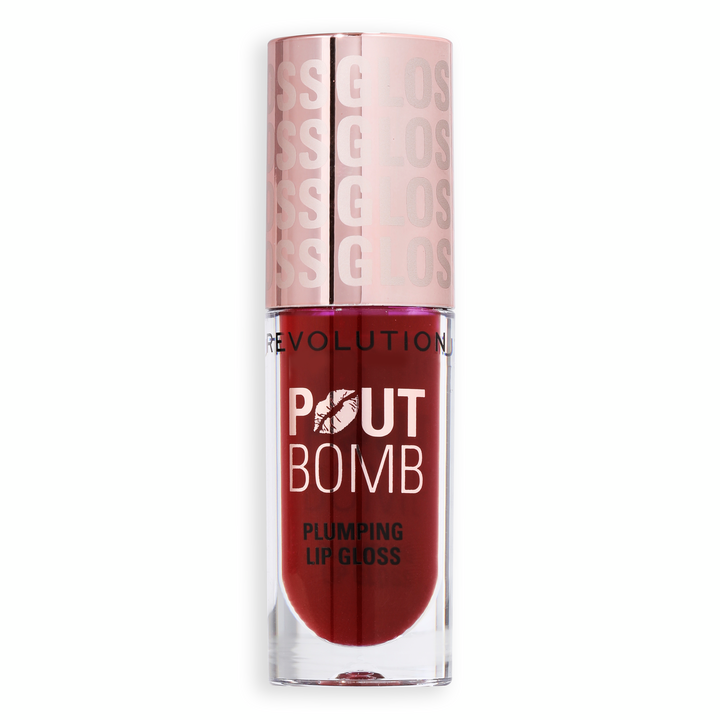Revolution Pout Bomb Plumping Lip Gloss Jelly Berry Mauve