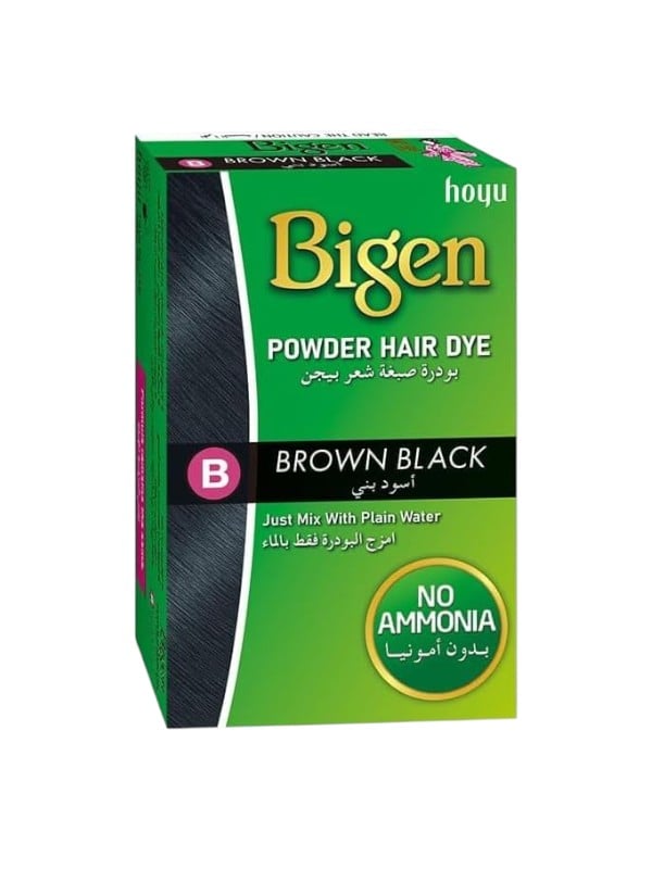 Bigen Hair Dye Powder Hair Color Black Brown Ammonia-Free Formula