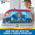 PAW Patrol New Paw Patroller Team Vehicle with Ryder & ATV, Dual Launchers, Holds 6 Vehicles, 22-Inch