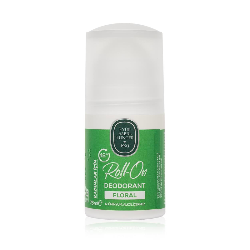 Eyup Sabri Tuncer Floral Roll-On Deodorant Pleasant Scent for Women 75 ml