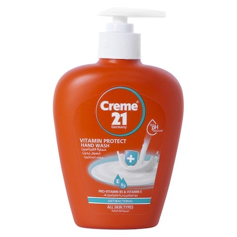 Creme 21 Vitamin Protect Hand Wash pH-Balanced Formula with Pro-Vitamin B5 and Vitamin E 250 ml