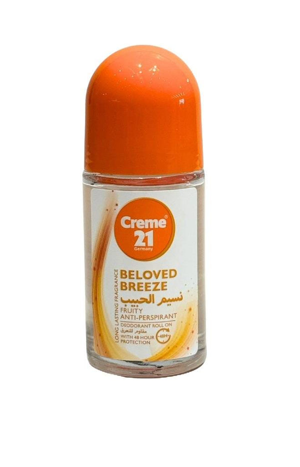 Creme 21 Beloved Breeze Deodorant Roll-On Fresh Floral Scent 50 ml
