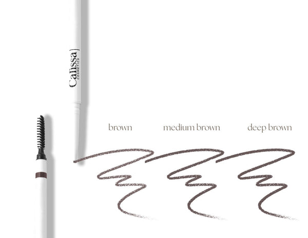 Carissa Ultra Brow Pencil Dual-Ended Vitamin E Rigor Brown