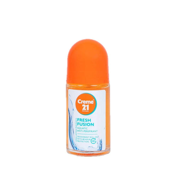 CREME 21 Fresh Fusion Deodorant Roll-On Fresh Aquatic Fragrance 50 ml