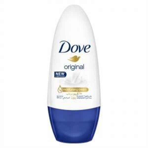 DOVE Original Antiperspirant Roll-On Deodorant, 48-Hour Protection, 50 ml