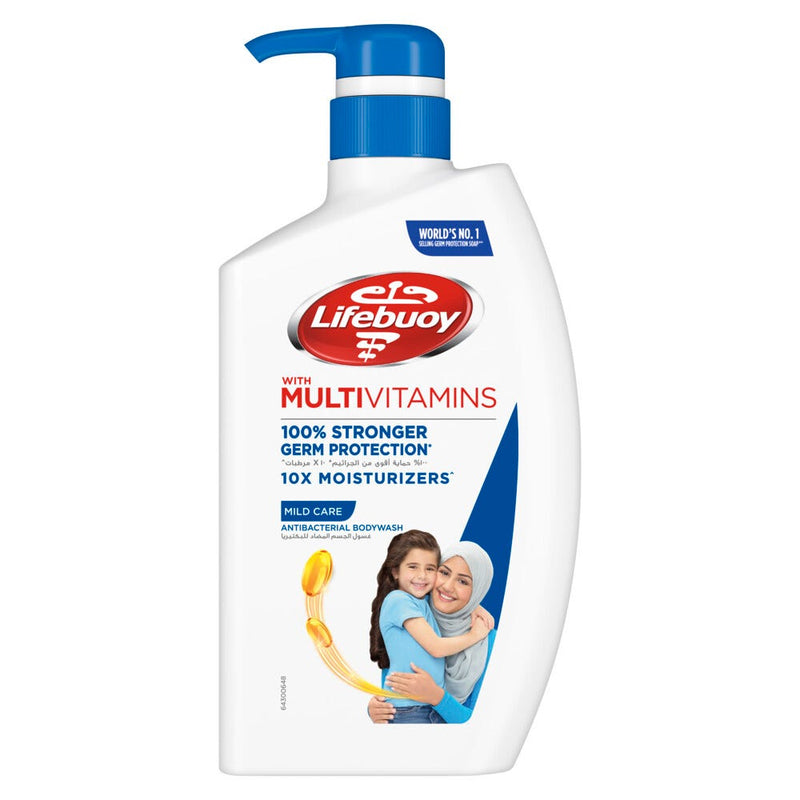 Lifebuoy Mild Care Body Wash Shower Gel Multivitamin Formula 500ml