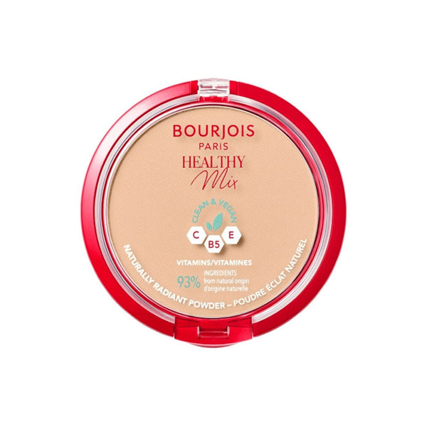Bourjois Healthy Mix Pressed Face Powder Radiant Natural Finish Vitamins C, E & B5 04 Golden Beige 10 g