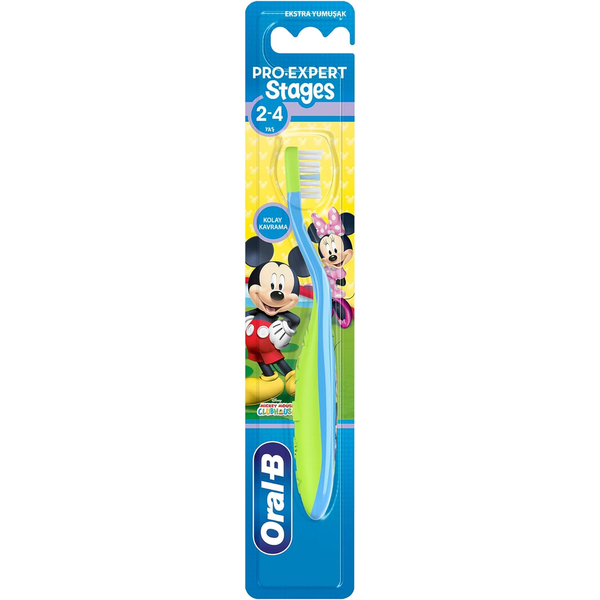 Oral-B Stages Toothbrush Small Head Comfortable Handle Children Ages 2-4 Years