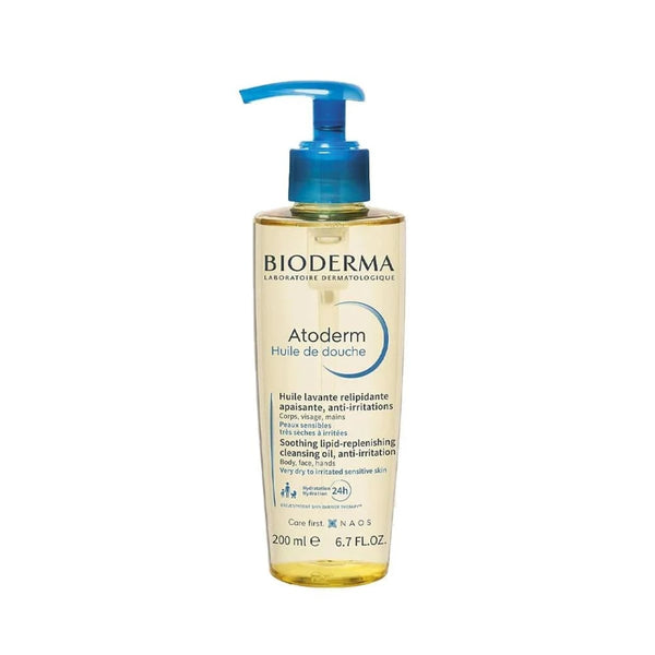 Bioderma Atoderm Nourishing Cleansing Oil Shower Oil Glycerin Dry Sensitive Skin 200ml