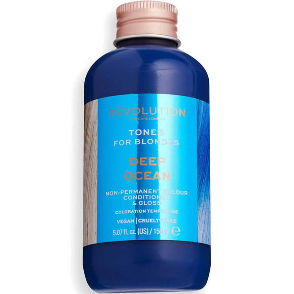 Revolution Haircare Tones For Blondes Hair Colouring Cream Deep Ocean 150ml