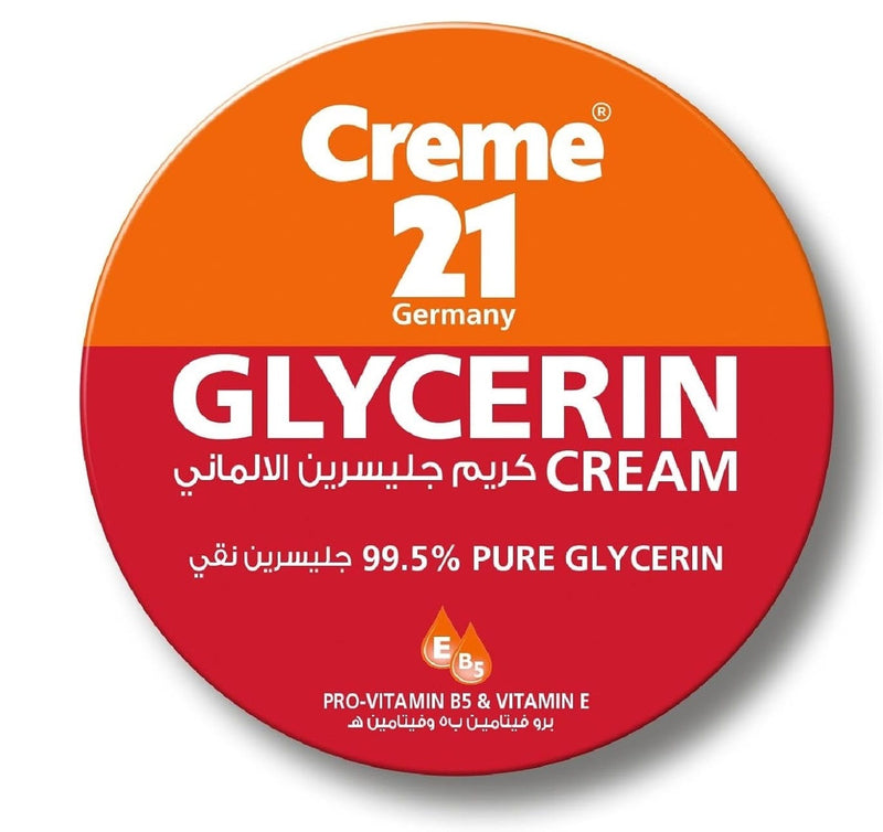 Creme 21 Glycerin Cream Pure Glycerin Moisturizing Cream 250 ml
