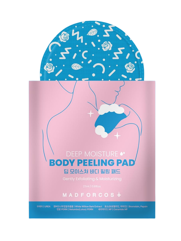 MADFORCOS Deep Moisture Body Peeling Pad Dual-Sided Cleanser 27 ml