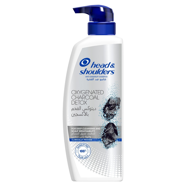 Head&Shoulder Charcoal Detox Shampoo Activated Charcoal