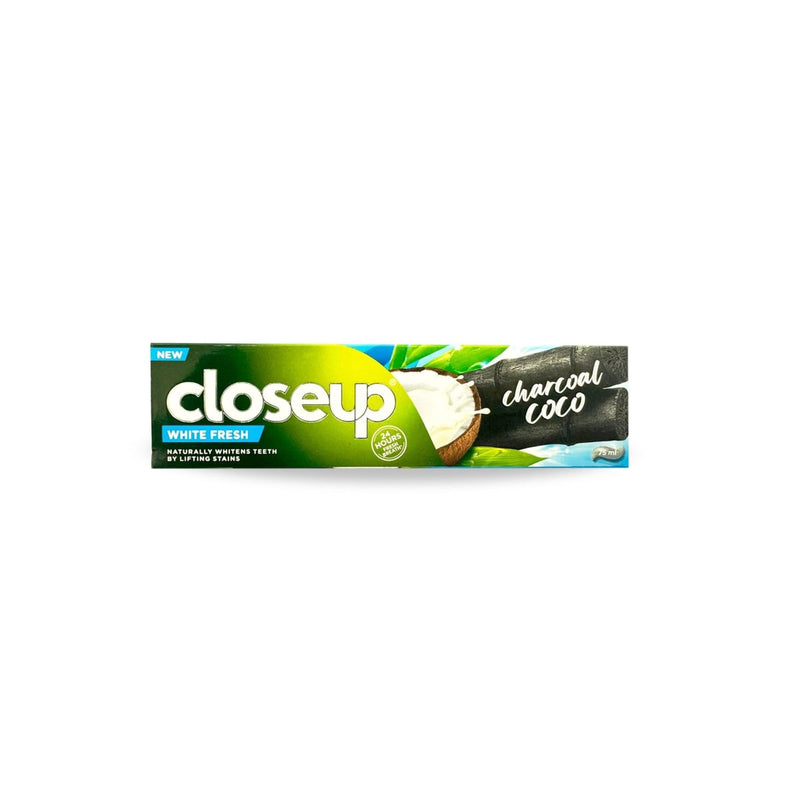 Close Up White Fresh Charcoal Coconut Toothpaste with Bamboo Charcoal, 75 ml