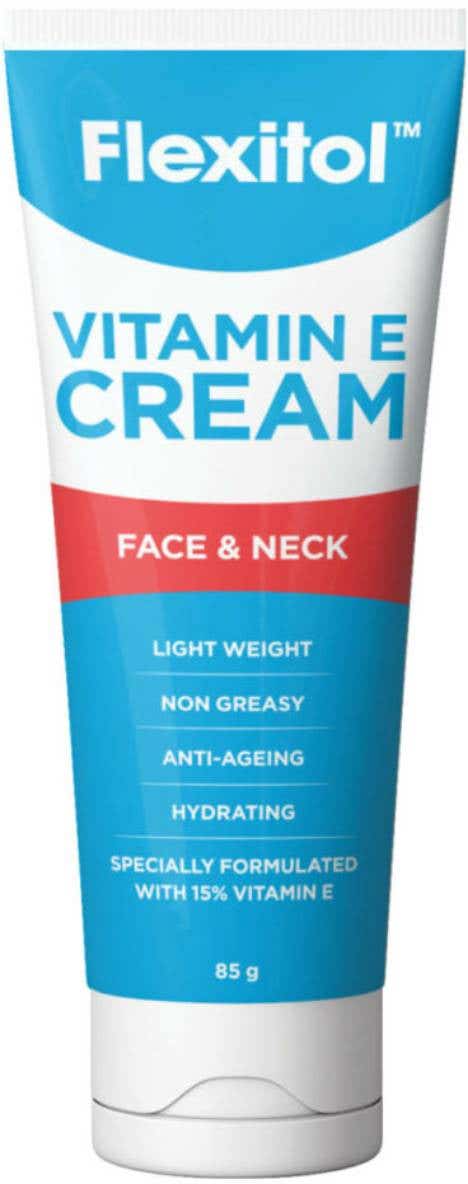 Flexitol Vitamin E Face and Neck Cream Rich Moisturizer 85 g