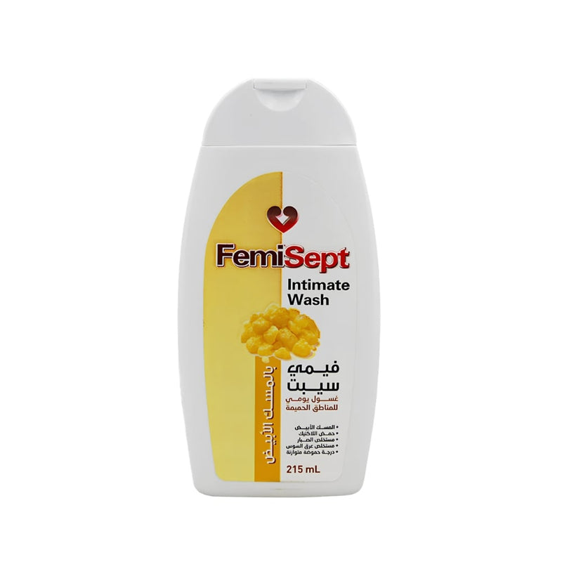 FemiSept White Musk Daily Intimate Wash Gentle Cleansing Formula 215ml