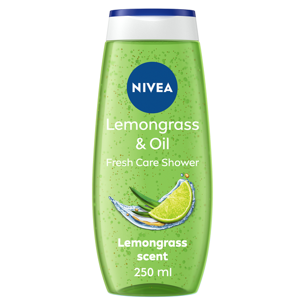 NIVEA Lemongrass & Oil Shower Gel Refreshing Scent Hydra IQ Moisture 250ml