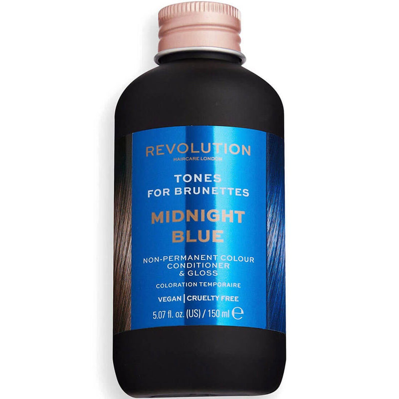 Revolution Haircare Brunette Tones Hair Colour Cream Midnight Blue 150ml
