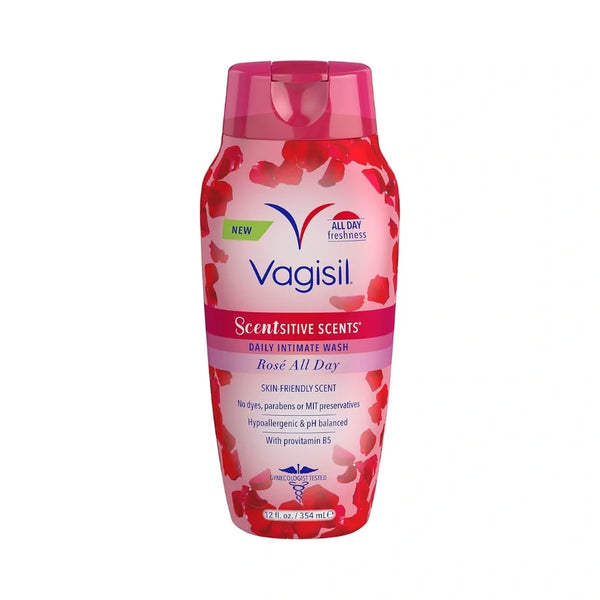 Vagisil Daily Intimate Wash Gentle pH-Balanced Formula Rose Scent 354 ml