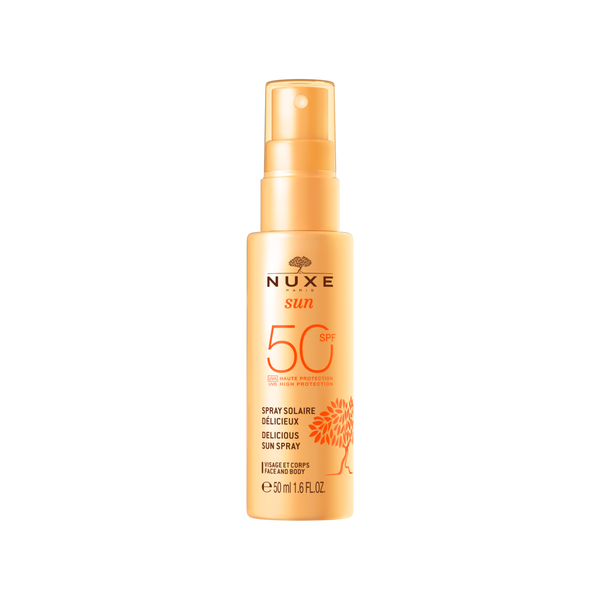 Nuxe Sun High Protection Fondant Spray SPF 50 Lightweight Face and Body Sunscreen 50ml