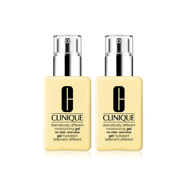 Clinique Dramatically Different Moisturizing Gel Lightweight Matte Face Moisturizer Twin Pack, 125 ml x 2