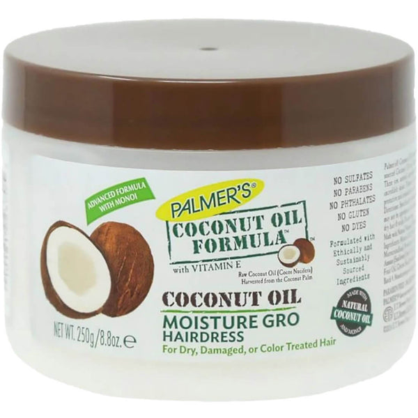 Palmer's Coconut Oil Formula Moisture Gro Hair Cream Pomade, Coconut Oil, 250 g