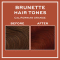 Revolution Haircare Brunette Tones Hair Colouring Cream California Orange 150ml