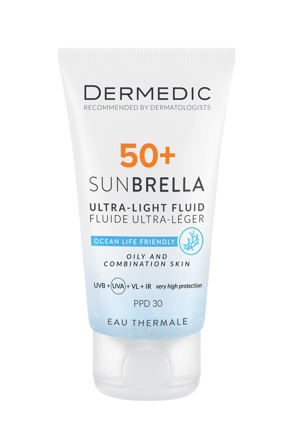 Dermedic Sunbrella Sunscreen Cream SPF 50+ UVA/UVB Protection Oily & Combination Skin 50ml