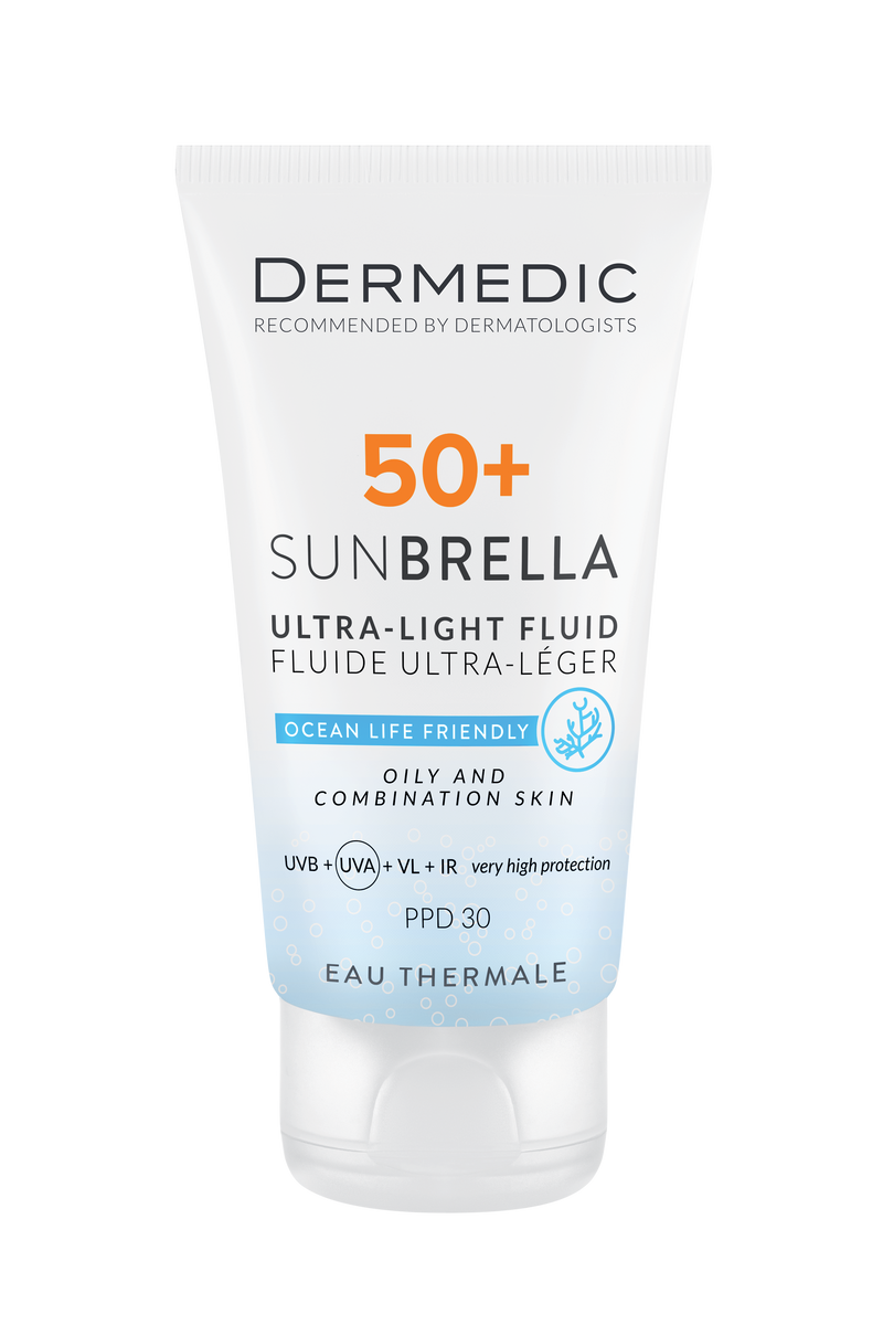 Dermedic Sunbrella Sunscreen Cream SPF 50+ UVA/UVB Protection Oily & Combination Skin 50ml