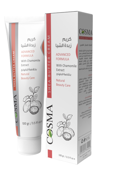 Cosma Shea Cream Moisturizing Skin Cream Shea Butter 100g