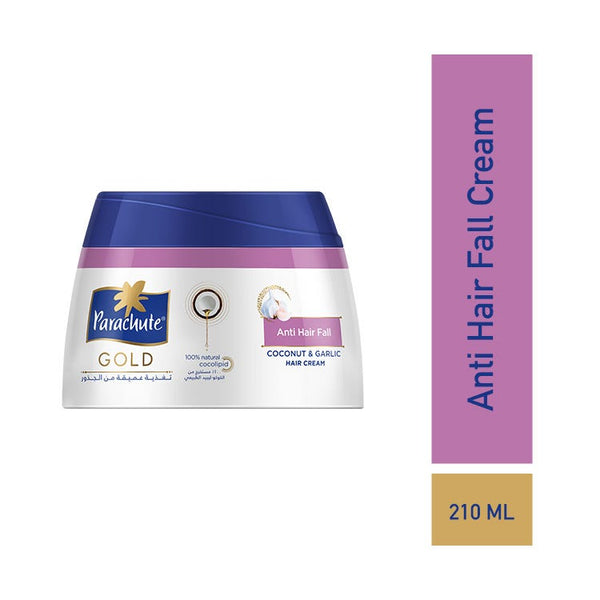 Parachute Gold Coconut Hair Cream Cocolipids Silicone-Free 210 ml